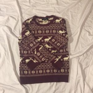 Burgundy Winter Sweater